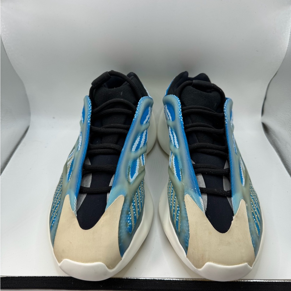 adidas Black Sneakers with Bright Blue Liner